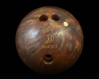 Ebonite Bonanza Bowling Ball with Vintage Bag and Shoes sixth image