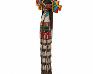 Hopi Shalako Taka Kachina Doll by Lloyd Koyawena fourth image