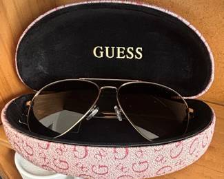 Guess Aviator Sunglasses with Branded Case