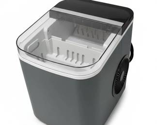 Compact Countertop Ice Maker with Handle and Ice Scoop second image