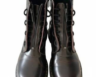 Dr. Martens Sinclair Cherry Red Arcadia Leather Boots