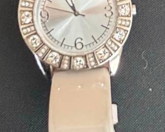 Guess Womens Crystal Accented Watch