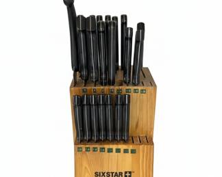 Ronco Six Star Cutlery Slot Knife Block Set second image