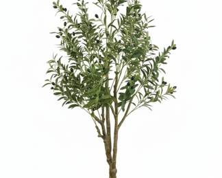 Artificial Olive Tree with Black Olives second image