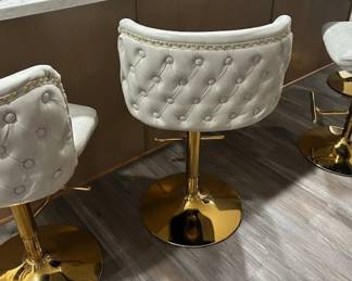 Annajean Tufted Swivel Bar Stools second image