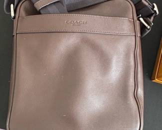 Coach Charles Flight Bag in Smooth Leather