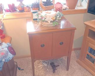 Vintage record cabinet 