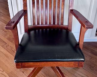 Mission Style Desk Chair