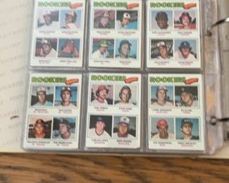 500+ Baseball Cards From the 60s and 70s. Includes Andre Dawson, Dale Murphy, and Dennis Martinez rookie cards. Also includes Hall of Famers such as George Brett, Bert Blyleven, and others.