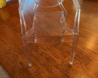 Vintage Acrylic Louis Ghost Chair by Philippe Starcke for Kartell