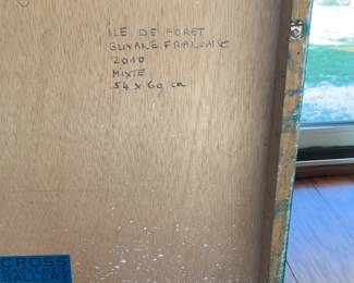 “Ile de Foret”  Painting Attr: Rafael Torres Correa