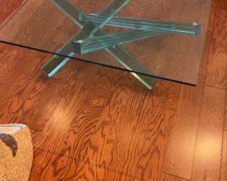 Mikado Coffee Table by Maurice Barilone for Roche Bobois 39 x 39 x 15