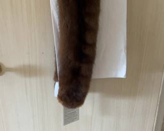 Vintage Brown Fox Fur Stole Scarf