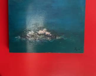 “Ile de Foret”  Painting Attr: Rafael Torres Correa