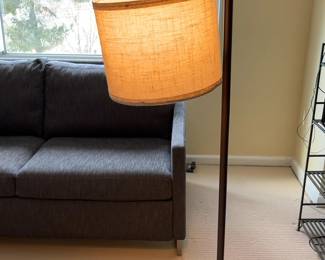 Natural Linen Drum Shade Lamp