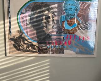 Douglas James Johnson Signed Mixed Media Art 42 x 30