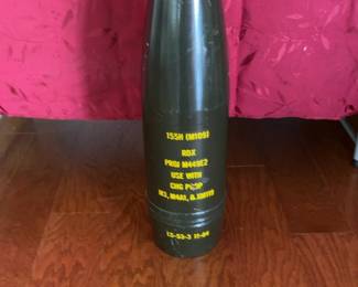 Inert 155mm M449E2 Artillery Projectile Replica
