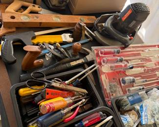 LOTS OF TOOLS IN THE GARAGE