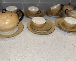 GHB Bavarian Lusterware Tea set