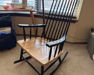 Windsor style rocking chair