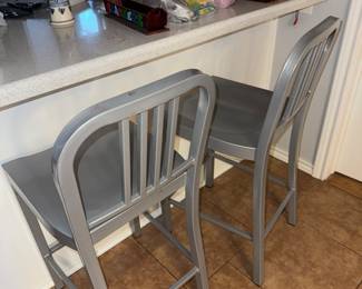 Metal barstools