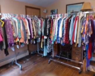 Lots of women's clothing