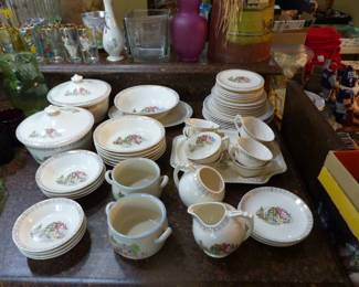 vintage dinnerware set