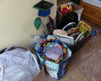 Plastic Kitchenware & graduation stuff