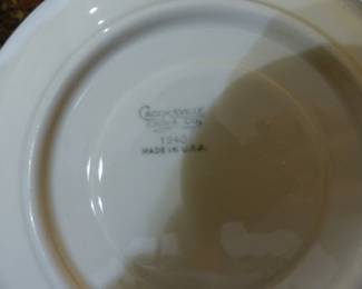 vintage dinnerware set