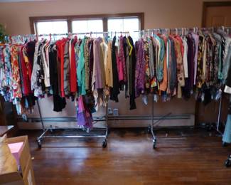 Lots of women's clothing