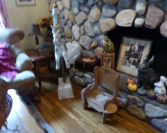 Vintage potty, carousel horse