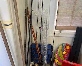 Fishing rods (two fly rods) - no lures