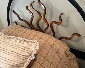 Headboard of the iron beds