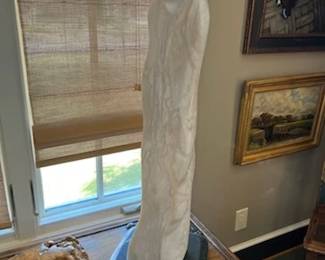 Rollie Grandbois, marble statue