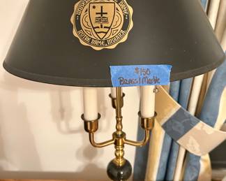 Vintage Notre Dame Brass table lamp $150