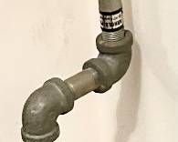 Gag gift putter made of plumber parts and golf grip handle $25