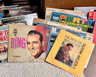 Vintage 1950’s-70’s records $3ea