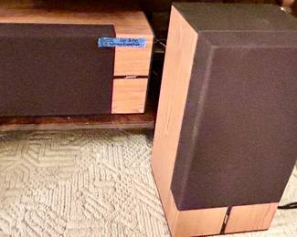 Vntg Bose 2pc 6.2 stereo everywhere veneer speaker set $150