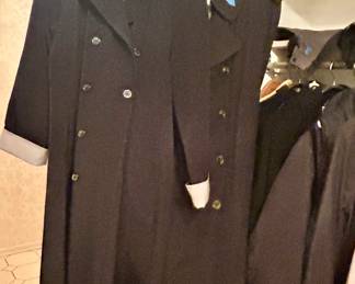 Ladies $20 & mans $40 black raincoats