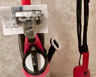 Bissel Clearviee Turbo brush Vacuum with attachments $60; Dirt Devil $25