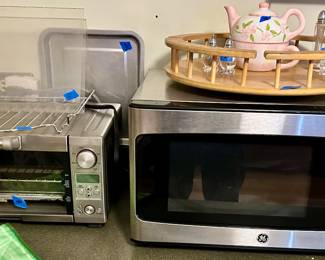 Breville toaster oven $40
GE 450watt countertop microwave $50
