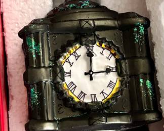 2005 Large 6” marshall Fields Clock Ornament $95