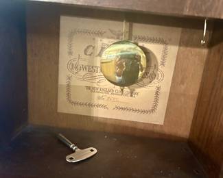 antique Regulator Wall Clock #265C $125
15@w x 6dx 29”h