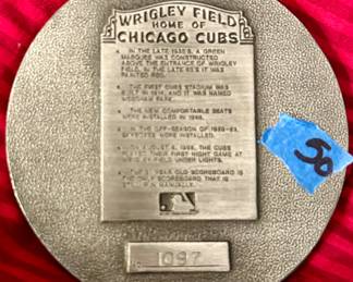 Wrigley Field Home of the Cubs #1097  75 Year NBA collector Medallion $50
