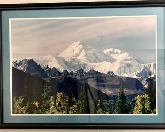 Framed & Double matted mountain scene
30”w x 24h $45