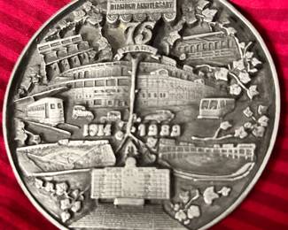 Wrigley Field Home of the Cubs #1097  75 Year NBA collector Medallion $50