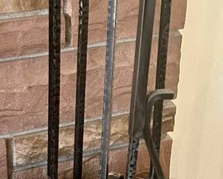 Heavy pewter/iron 5pc. Fireplace tool set $95
6th generation Kindle reader $25