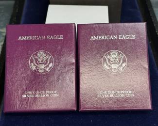 1988 1989 One Ounce Proof Silver Coin