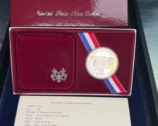 1983S Olympic Silver Dollar proof Coin