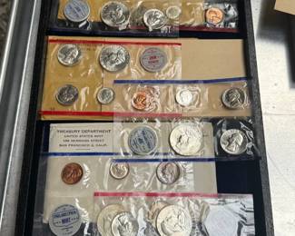 US Mint Uncirculated Sets 1960, 1961 And 1962 